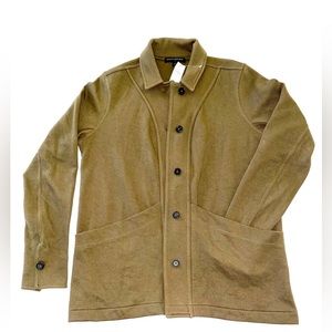 NWT Banana Republic Army Green Military Shacket Jacket w/ Buttons and Pockets